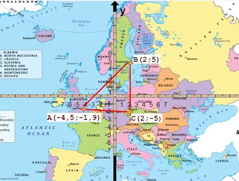 PROIECT TRANSDISCIPLINAR: „HARTA EURASIEI ÎN SISTEMUL DE COORDONATE CARTEZIENE” , februarie - aprilie 2021 — fotografia 12