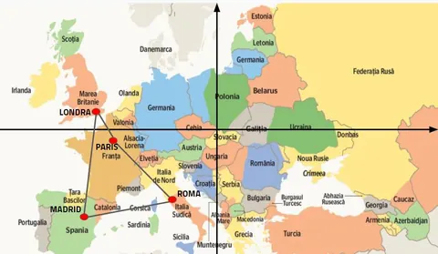 PROIECT TRANSDISCIPLINAR: „HARTA EURASIEI ÎN SISTEMUL DE COORDONATE CARTEZIENE” , februarie - aprilie 2021 — fotografia 5