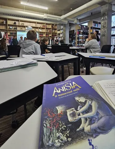 Lecturiada elevi - părinți: „Anisia și manuscrisul mistic” de Cosmin Perța, clasa a V-a „C”, 11.11.2024 — fotografia 4