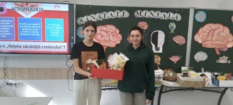 Activitate de totalizare a studierii modulului „Sistemul nervos” în contextul Săptămânii Sănătății Mintale, cu… — fotografia 4