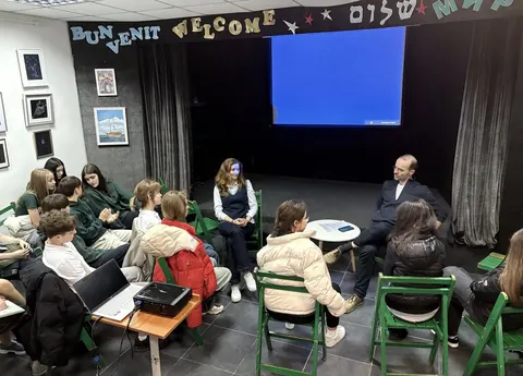 Activitate interculturală: Biblioteca Municipală „B.P. Hașdeu“, Filiala „Itzik Manger“, Aprilie 2025 — fotografia 4