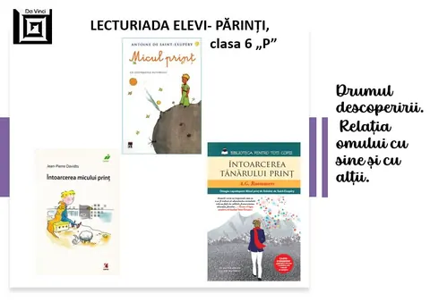 LECTURIADA ELEVI-PĂRINȚI: „Drumul devenirii. Relația omului cu sine și cu alții”, clasa 6P, 07.02.2025 — fotografia 2